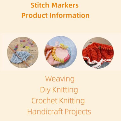 Stitch Markers for Crocheting Cat Stitch Markers with Box Metal Spiral Stitch Markers for Knitting Crochet Stitch Markers Rings Knitting and Crochet Notions