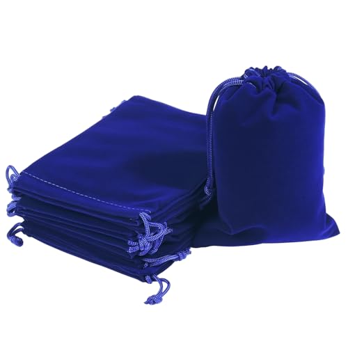 20pcs Velvet Bags 5x7 in for Jewelry Gift Packaging (20 Count)