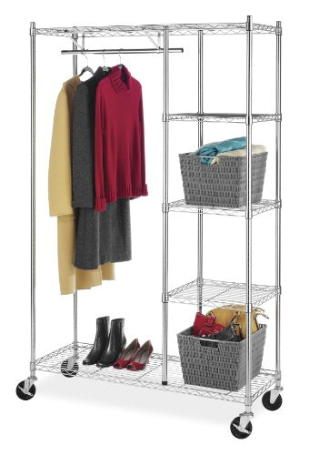 Supreme Rolling Garment Rack Chrome