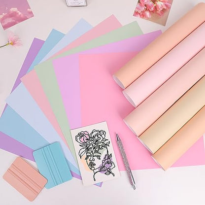 Pastel Adhesive Vinyl Bundle