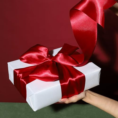 Red Satin Ribbon 3 Inch x 10 Yards Double Faced