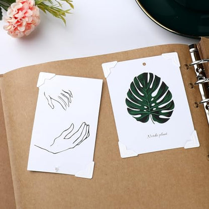240 Pcs Photo Corners Self Adhesive Picture Corners for Scrapbooking
