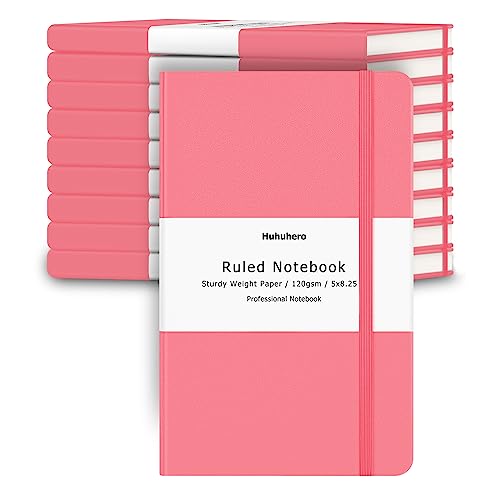 10 Pack Lined Notebook Journal
