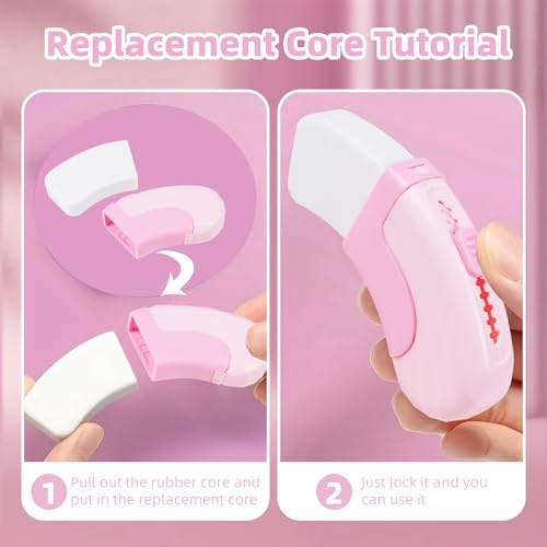 3+1 Pack Large Rubber Erasers Sliding Retractable Eraser (4 Count)