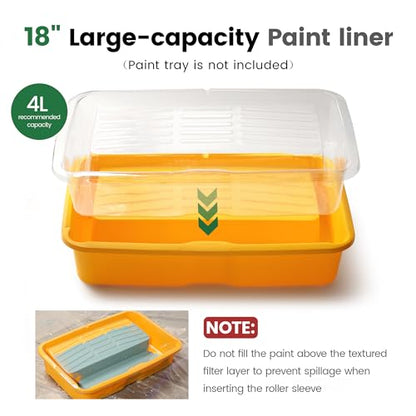 18 Inch Paint Tray Liners (12 Count)