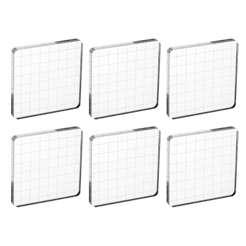 3"x3" Acrylic Stamp Block (6 Count)