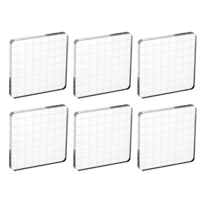 3"x3" Acrylic Stamp Block (6 Count)