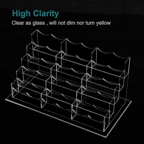 Acrylic Business Card Holder for Desk Multiple Business Card Holders Business Card Organizer Business Card Display Rack Clear Plastic Business Card Stand for Home Office