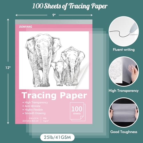 Tracing Paper 9x12 inch (100 Count)