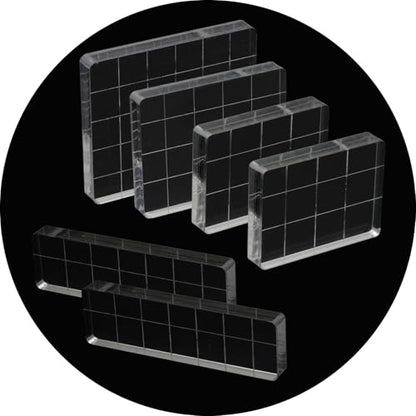6 Pack Clear Stamp Blocks (6 Count)