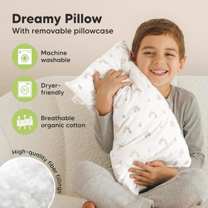 Toddler Pillow with Pillowcase