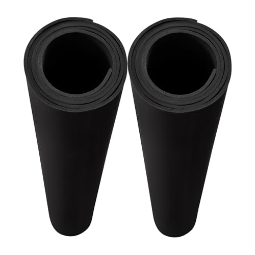 6mm EVA Foam Sheets Roll 39x59in Black 2pcs for Cosplay 90kg