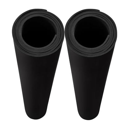 6mm EVA Foam Sheets Roll 39x59in Black 2pcs for Cosplay 90kg