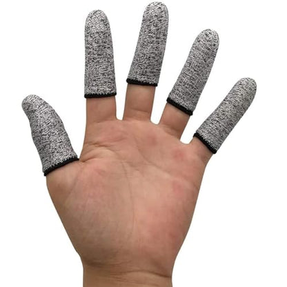 Elfzone 100PCS Finger Cots Cut Resistant Protector