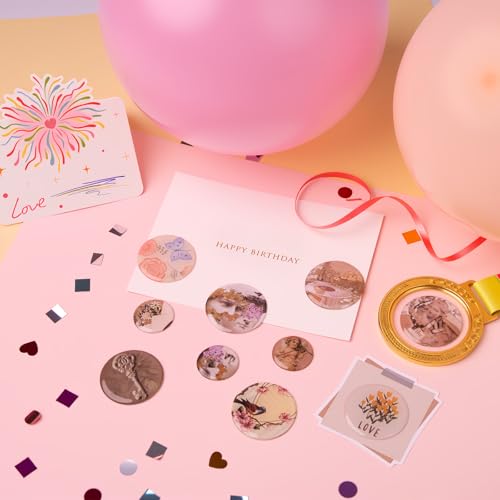 Epoxy Resin Dome Stickers (100 Count)