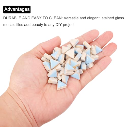 200g Ceramic Mosaic Tiles for Crafts Bulk