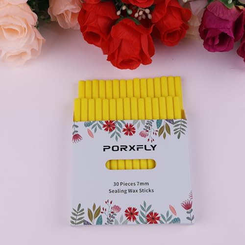 30 Pieces 7mm Sealing Wax Sticks for Glue Gun
