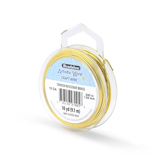 18 Gauge Tarnish Resistant Brass Craft Wire