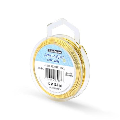 18 Gauge Tarnish Resistant Brass Craft Wire