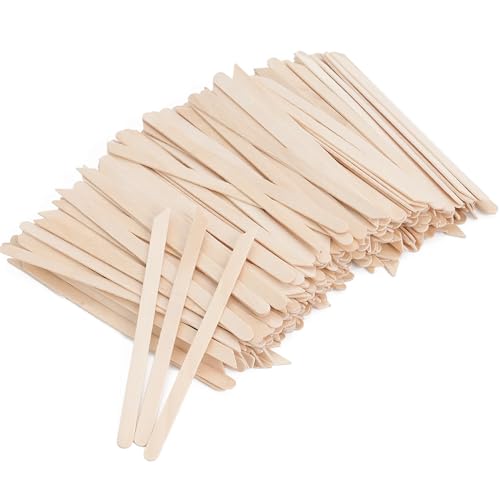 1000Pcs Wooden Wax Sticks Small Waxing Applicator Sticks Wax Spatulas Wood Craft Sticks for Hair Removal and Smooth Skin (1000 Count)