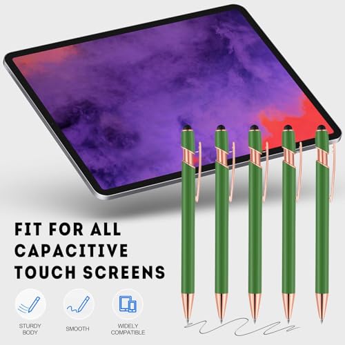 12 PCS 2 in 1 Stylus Ballpoint Pen with Stylus Tip