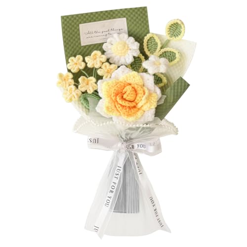 Hand Woven Crochet Flower Bouquet