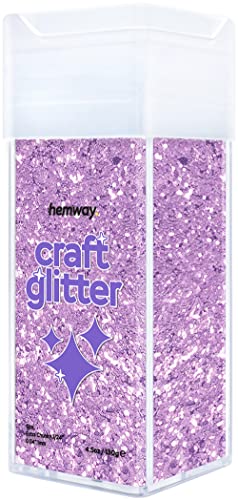 Craft Glitter Shaker Lavender Purple 130g Extra Chunky (4.6 Ounce)