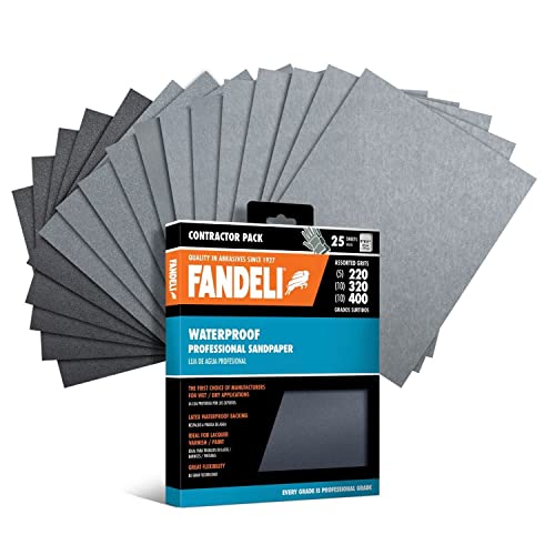 Waterproof Sandpaper (25 Count)