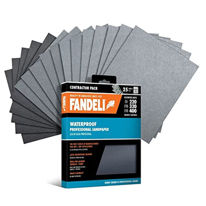 Waterproof Sandpaper (25 Count)