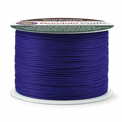 0.5mm Dark Indigo Waxed Cord (327 Foot)