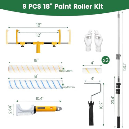 18 Inch Paint Roller Kit
