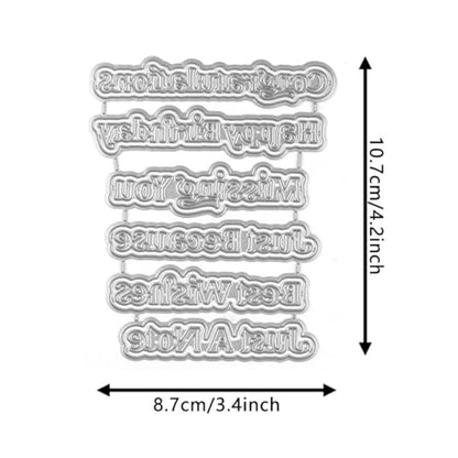 Cutting Dies for Card Making Metal Scrapbooking Die