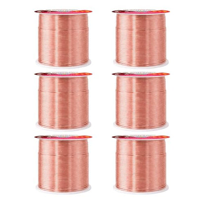 20 Gauge Rose Gold Tone Combo Anodized Aluminum Craft Wire (450 Foot)