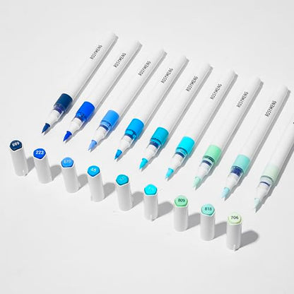 ROSYMENG 9 Color Acrylic Paint Pens (9 Count)