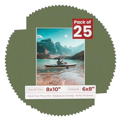 6x8 Mat for 8x10 Frame (25 Count)