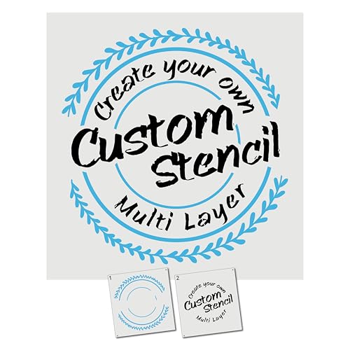 Personalized Custom Layered Stencils for Spray Painting
