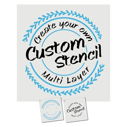 Personalized Custom Layered Stencils for Spray Painting