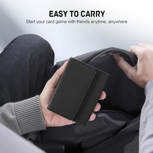 4PCS MTG Deck Box Holds 120+ Single Sleeved Cards Commander Deck Box (4 Count)