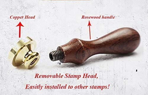 Vintage Santa Claus Monogram Wedding Wax Seal Stamp Melting Spoon Wax Stick Candle Christmas Gift Box kit Invitation Christmas Gift Wrap Custom Logo Text Design Sealing Wax Seal Stamp Set