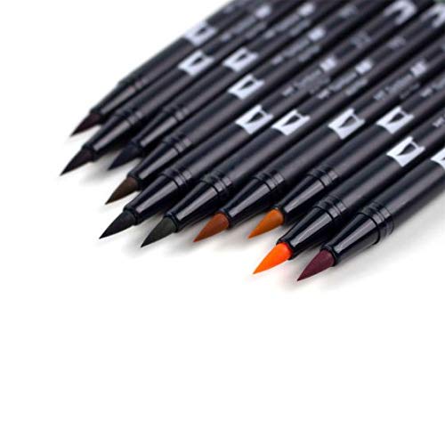 Dual Brush Pen Art Markers (10 Count)