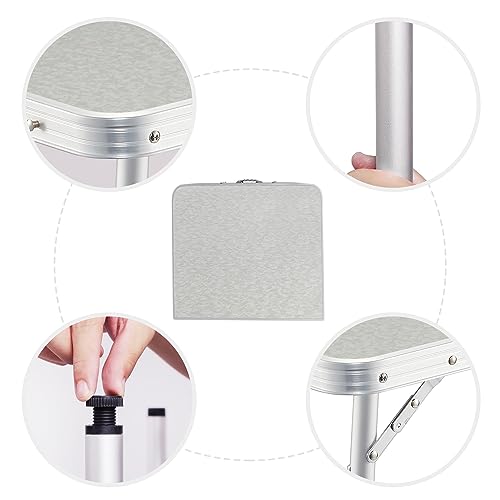 Aluminum Folding Table 3 Feet Adjustable Height