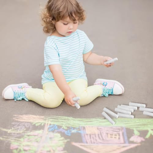 20 Pcs Sidewalk Chalks for Kids Non Toxic Jumbo Chalk for Party Gift Outdoor Art Classroom Play Painting (20 Count)