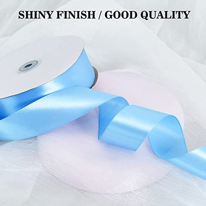 100 Yard Light Blue Satin Ribbon 1 (300 Foot)