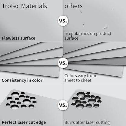 Metallic Looking Acrylic Sheet (4 Count)