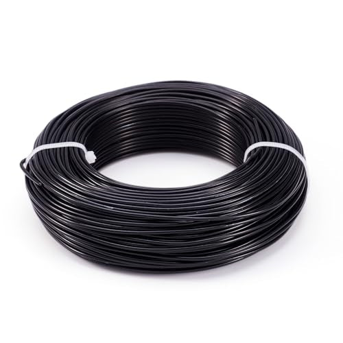 180 Feet 12 Gauge Aluminum Wire Black Bendable Metal Craft Wire for Beading Jewelry Craft Making (180 Foot)