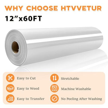 Iron on Vinyl 12Inch by 60ft