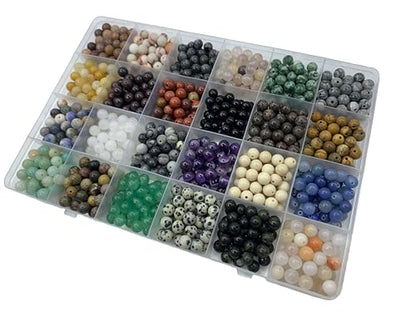 960Pcs 6mm Natural Gemstone Beads