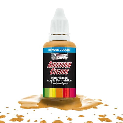 Opaque Ochre Acrylic Airbrush Paint