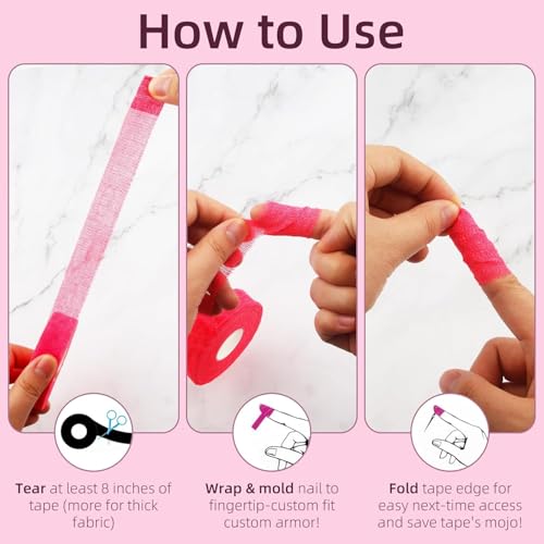3Rolls Thimble Tape for Hand Sewing Multi