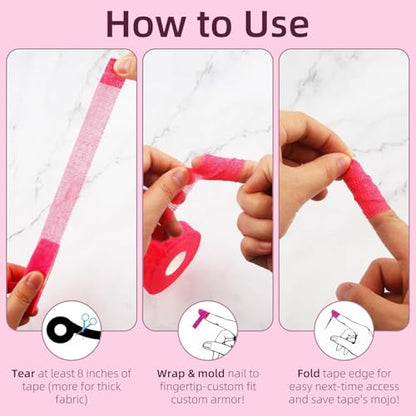 3Rolls Thimble Tape for Hand Sewing Multi